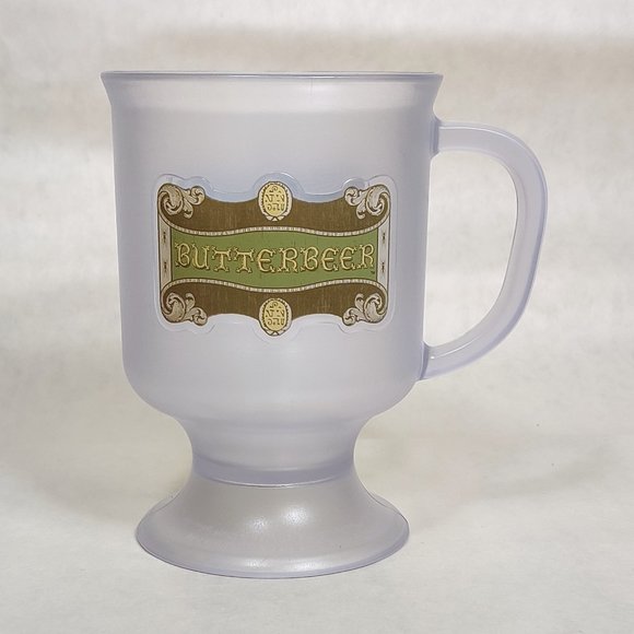Wizarding World of Harry Potter Butterbeer Mug Footed Plastic Universal Studios - Picture 1 of 9